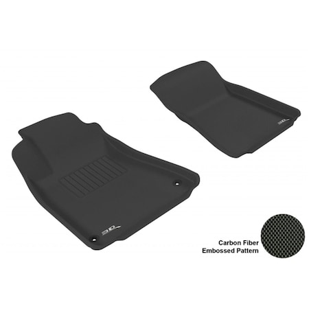 3D Maxpider LEXUS IS250/350/ISF 2006-2013 KAGU BLACK R1 RWD ONLY Floor Mat L1LX00611509